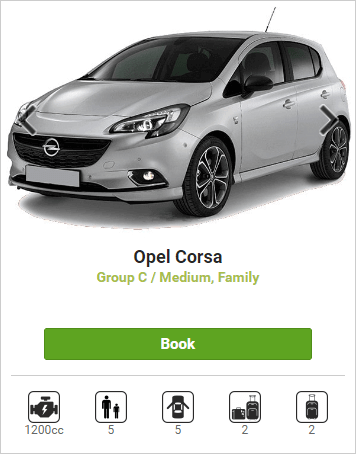 opel corsa white