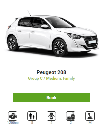 peugeot 208 white