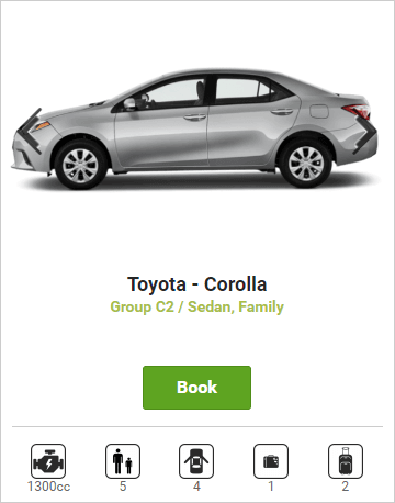 toyota corolla white